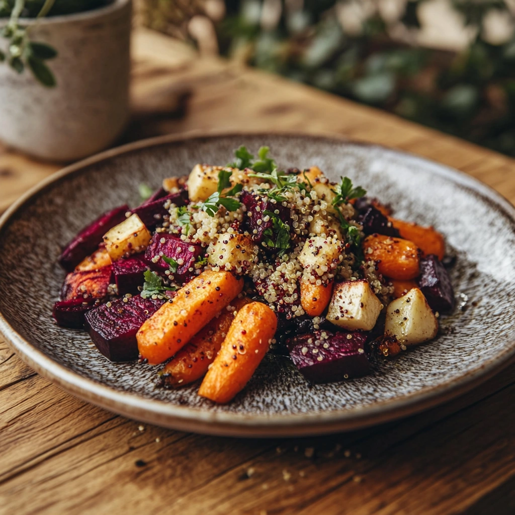 Запечені овочі з кіноа
